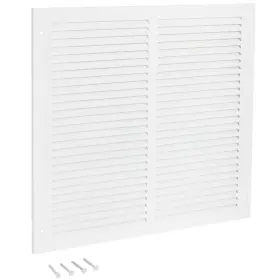 61627 Ez-flo 12 X Inch Duct Opening White Return Air Vent Cover For Wall Or