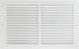 61643 Ez-flo 14 X 8 Inch Duct Opening White Return Air Vent Cover For Wall Or Ceilin