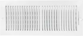 61663 Ez-flo 16 X 6 Inch Duct Opening White Air Vent Cover For Wall Or Ceiling Two