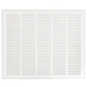 Ez-flo 971499914768 25 X 20 Inch Duct Opening White Return Air Vent Cover For Wall Or Ceiling