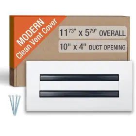 Fa-star Fs-w-10x4 10x4 Modern Ac Vent Cover White Aluminium Linear Slot Diffuser Register