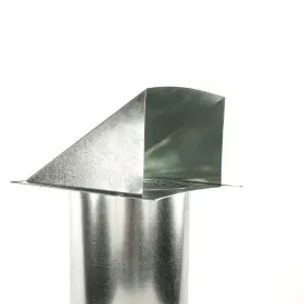 Swvg6 Famco Galvanized Steel Hooded Wall Vent With Screen Used For Air Intake #2