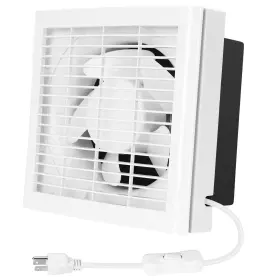 Apb15-3-1ms1-2 Fanspex 6 Inch Shutter Exhaust Fan 258cfm Window Or Wall Mount Ventilation For Green