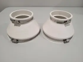 95910 Fantech Ldvi Radon Installation Couplings Like Fernco 6 Inch X3 For Fans