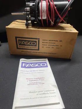 D418 Fasco Open Ventilated Shaded Pole Motor 1/50 Hp 1500 Rpm