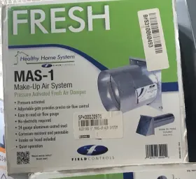 Mas-1 Field Controls Make-up Air System