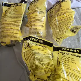 264-48 Filter Lot Of 5 New Sid Harvey S Oil Element With Gasket