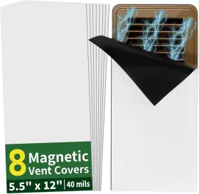 Findmag 313095750720 Strong Magnetic Vent Cover 8 Pack 5.5 Inch X 12 Covers For Home Ceili