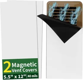 Findmag 705353855290 Magnetic Vent Covers 2 Pack 5.5 Inch X 12 For Floor Wall