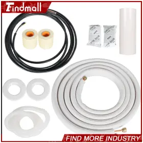 Dia.16 Findmall 719316 1/4 Inch -3/8 Feet Install Kit Fit For Mini Split Heat Pump Systems