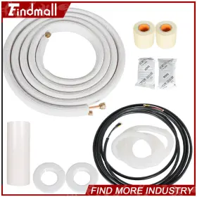719342 Findmall 1/4in-1/2in Dia.16feet Install Kit Fit For Mini Split Heat Pump Systems