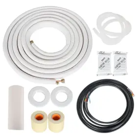 Law166032 Findmall 25 Feet High Quality Install Kit For Mini Split Heat Pump Systems 1/4 Inch -3/8 Dia