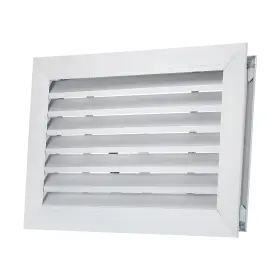 Fipux 699867987281 Door Air Vent Cover 16 Inch X10 Aluminum Grille Ventilation Louvered