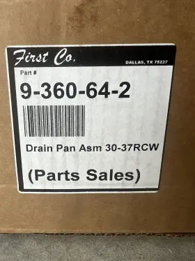 9-360-64-2 First Co. Drain Pan Assembly 30-37rcw New Free Shipping