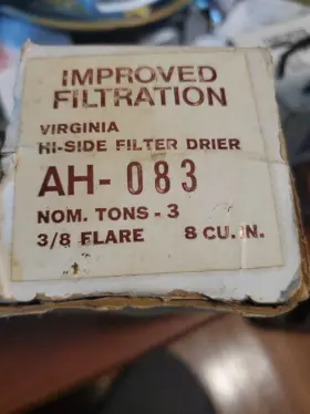 Ah-083 Fits Supco Gemvirginia Henry Parker Virginia 3/8 Inch Flare Liquid Line Filter-drier H083 83