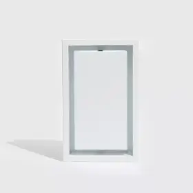 Fittes 445016953996 Framed Wall Vent Lite 6 Inch X 10 White