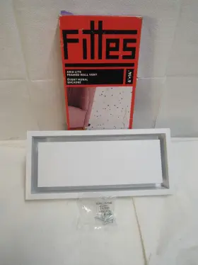 Dwlitfr6x14wht Fittes Aria Lite Framed Wall Vent 6 Inch X 14 White