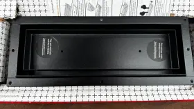 Flush4x12blk Fittes Aria Flush Floor Vent Luxe 4 X 12 - Black #2