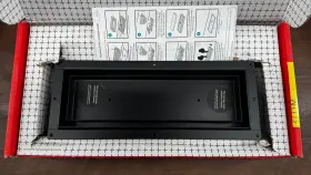 Flush4x12blk Fittes Aria Flush Floor Vent Luxe 4 X 12 - Black #3