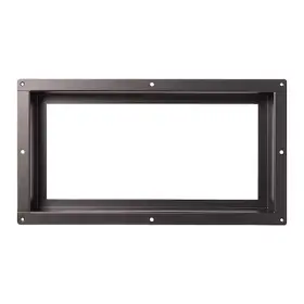 Flush6x12blk-hp Fittes Floor Register Steel Black