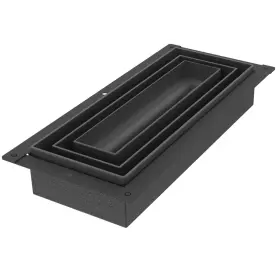 Fmlit4x10blk-hp Fittes Flush Floor Vent Lite Abs Plastic Hvac Air Return Register Cover Customi