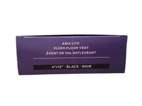 Fmlit4x12blk Fittes Flush Floor Vent Lite 4 Inch X 12 Black New #3