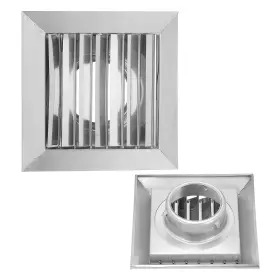 Fixinairp 601968064839 3 Inch Dryer Vent Cover Stainless Steel Exterior Wall Outlet Grille