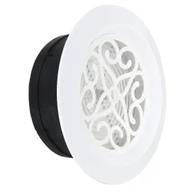 Fixinairp 609044742657 6 Inch Round Air Vent Adjustable Ceiling Diffuser Grill Cover Louver Soffit