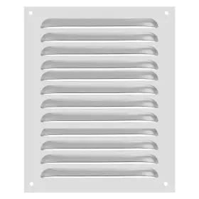 Fixinairp 636939868734 10 X 14 Inch Aluminum Vent Cover Air Grille Hvac Louvered Grill Silver Tone