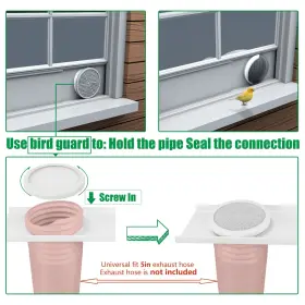 Wspk01 Forestchill Portable Air Conditioner Window Seal Plates Kit Spare Accessories #3