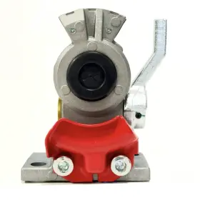 F224763 Fortpro Red Emergency Gladhand With Shutoff Valve Replacement For Phillips 12338