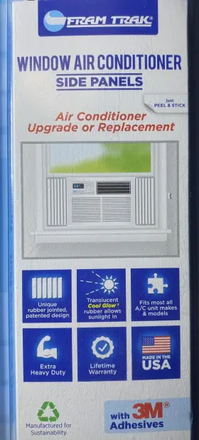 Fram Trak 869708000466 2 Pack Window Air Conditioner 19 Inch X 12 Side Panels / Made In Usa #2