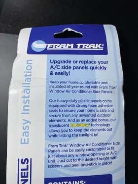 Fram Trak 869708000466 2 Pack Window Air Conditioner 19 Inch X 12 Side Panels / Made In Usa #3
