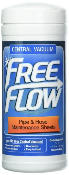 Free Flow 718122579204 Hose And Pipe Maintenance Sheets Compatible With Md Central Vacuum