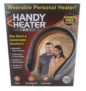 22001 Freedom Handy Heater Portable Neck Wearable Hands Free Usb Rechargeable