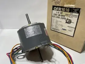 F48se6l17 Friedrich Ofr1016 Ao Smith Motor 1/6hp 230v 1075rpm 1ph Ccwle 5 Speed