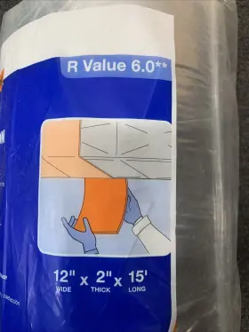 Fv516 Frost King E/o 12 Inch X 15 Ft. Self-stick Foam/foil Duct Insulation #2
