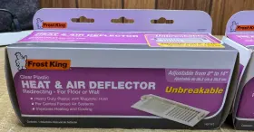 Hd7wt Frost King 2pack Heat And Air Deflector Adjust 8 Inch To 14 #2