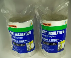 Sp55 Frost King Duct Insulation - Foil &fiberglass 12 Inch X 2 15ft Lot Of