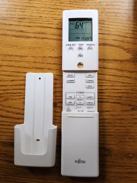 Ar-ref1u Fujitsu Wireless Mini Split Heat Pump Remote Original Oem With Mount #2