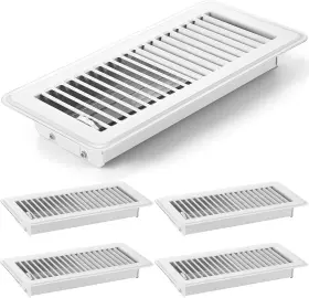 Fumete 445013849803 4 X 10ftft Floor Vent Covers Heavy Duty Register Metal Heat With