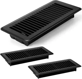 Fumete 445050378373 2 Pcs 4 X 10ftft Floor Vent Covers Heavy Duty Register Metal Heat Cover