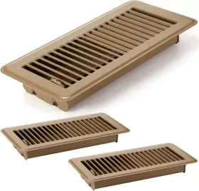 Fumete 696569655531 4 X 10ftft Floor Vent Covers Heavy Duty Register Metal Heat With