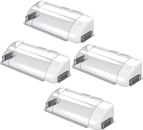 Funmit 445027457445 Air Vent Deflectors Adjustable Magnetic Heat Easy Adjust Between 9 Inch -15