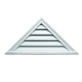 Ftrlv48x24 Fypon 48 Inch X 24 Triangle White Polyurethane Weather Resistant Gable Louver