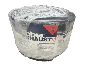 Gaf Cobra 073590956248 Exhaust Vent 8 Inch X 20 Ft. Black Plastic Mesh Roll Ridge