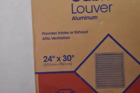Da2430 Gaf Master Flow Gable Wall Louver Aluminum Attic Exhaust 24 Inch X 30 2 Pack #2