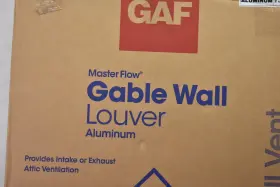 Da2430 Gaf Master Flow Gable Wall Louver Aluminum Attic Exhaust 24 Inch X 30 2 Pack #3