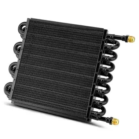 15300 Gdukop Upgrade 16 Pass Aluminium Transmission Oil Cooler 1/2 Inch Universal Rows 8an