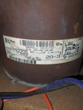 5kcp39gfp922ds Ge / 6213060 Nordyne Oem Fan Motor 1/4hp 208-230v 825rpm